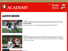 Tablet Screenshot of feyenoordacademy.nl